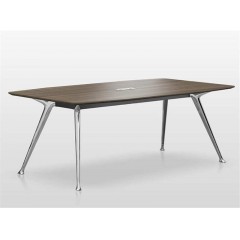 1.6米-2.2米高档镀铬钢脚会议桌