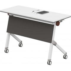 1.2米/1.4米钢架板式条桌培训桌