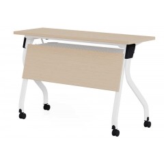 1.2米加宽钢架板式条桌培训桌