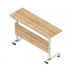 1.2米钢架板式条桌培训桌